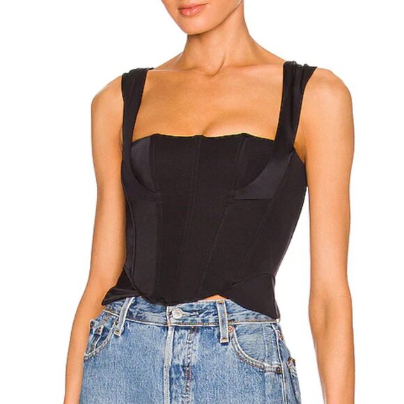We Are HAH Sz Medium Knock Out Black Corset Top - Picture 4 of 14